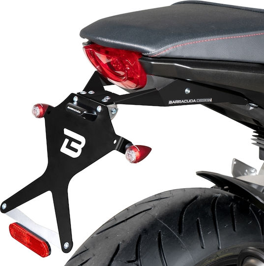 Barracuda Foldable Motorcycle License Plate Holder
