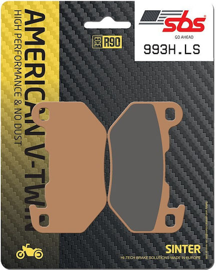 Plăcuțe de frână Sbs 993h.ls American V-twin Sinterizate