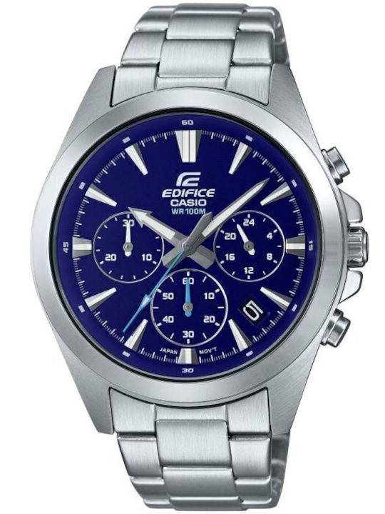 Casio Edifice Ceas Barbatesc Cu Baterie Cu Brățară Metalică Argintie