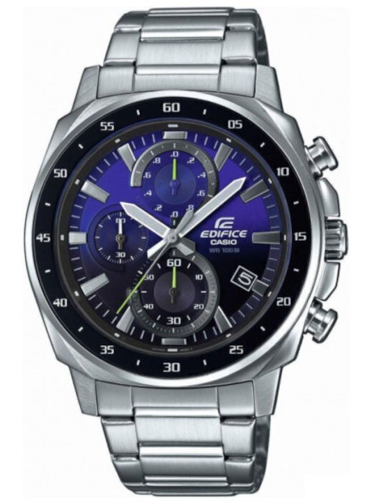 Casio Edifice Herrenuhr Batterie mit Silber Met...