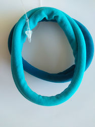 Hair Scrunchies Set Various Colors Blue