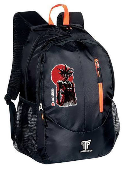 Takeposition School Bag Backpack Junior High-High School Wild Anime Goku Darkside