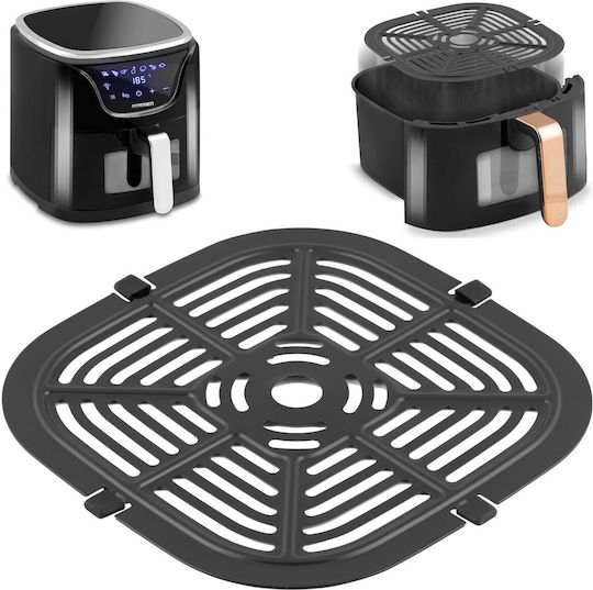 Berdsen Metallic Frying Basket for Air Fryer 21x21cm