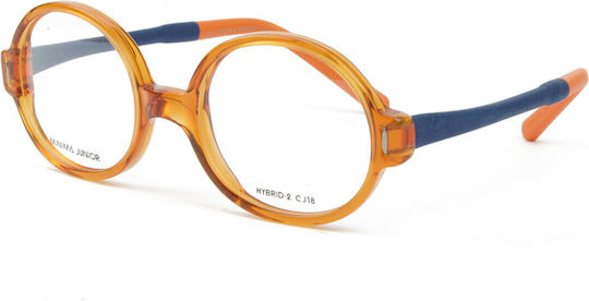Minima Kindlich Kunststoff Brillenrahmen Orange MINJ23CJ18