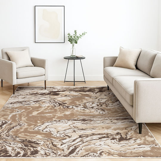 Saray Home Springs Spg10 Χαλί Ορθογώνιο Caramel Beige-d.beige 200x270cm