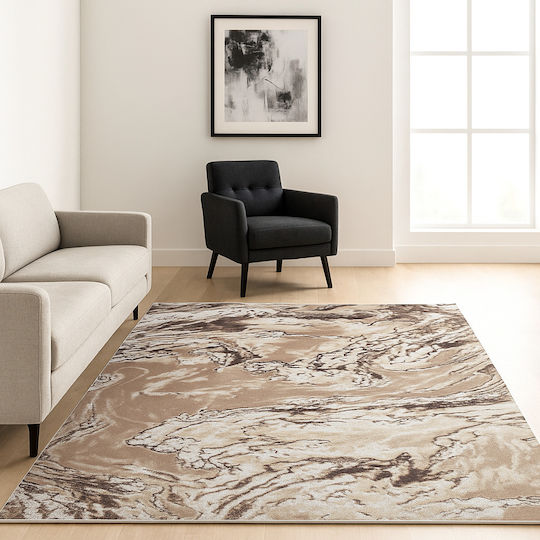 Saray Home Springs Spg10 Χαλί Ορθογώνιο Caramel Beige-d.beige 240x290cm