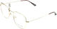 Polar Metal Eyeglass Frame Gold Detroit-C2