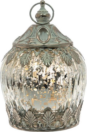Zen Collection Lustră Decorativă Lampion Argintiu