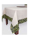 Silk Fashion Tischtuch Geschnitten 2353 Black Olive Tree 140x180cm