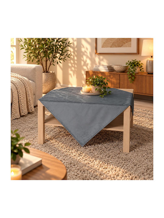 Cotone Kariert Fleckabweisend Leo Gray 90x90cm