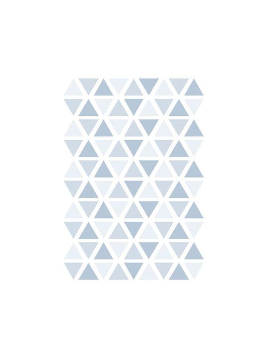 Sweet Blue Triangle Wall Stickers Lilipinso