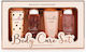 Tri-Coastal Design Vanilla Rose Skin Care Set for Moisturizing & Body Cleaning 4pcs