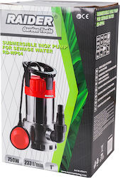 Pompă submersibilă 750W 1" 233l/min 8m inox Raider RD-WP64 Pompă submersibilă 750W 1" 233l/min 8m inox Raider RD-WP64