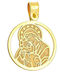 Dio Jewellery Lab Pendant Kids Talisman with Chain with the Virgin Mary Forzatina35 45cm made of Silver FY4