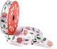 Satin Christmas Ribbon White 15mm 5 meters