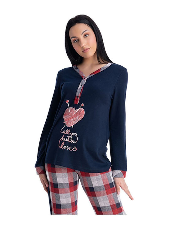 Rachel Winter Damen Pyjama-Set Colorful