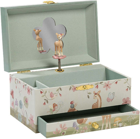 Little Dutch Jewelry Box With Music Box Fairy