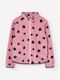 Kids Cardigan Fleece Pink