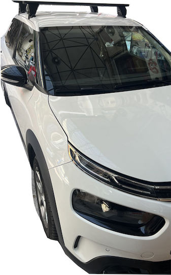 Menabo Μπάρες Οροφής Αλουμινίου για Citroen C4 Cactus (Σετ με πόδια)