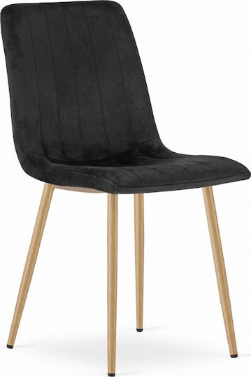Chair Dining Room Lava 60x40x50cm Black Chair Dining Room Lava 60x40x50cm Black