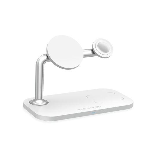 Mobile Origin Ασύρματος Φορτιστής (Qi Pad) Λευκός (FRL-WCH-31-WHT)