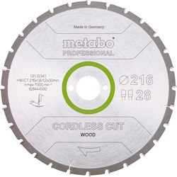 Schleifscheibe Holz 216mm
