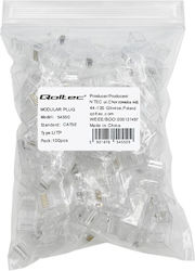 Qoltec 54550 RJ-45 Stecker 100Stück