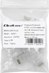 Qoltec 54551 Priză RJ-45 10 Bucăți