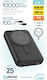 Platinet Power Bank 10000mAh 20W με Θύρα USB-A και Θύρα USB-C Power Delivery Μαύρο