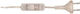 Zamel Netzkabel mit Durchmesser 2x0.5mm² Transparent 1m 1Stück