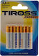 Tiross Αλκαλικές Μπαταρίες AA 1.5V 4τμχ