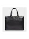 Bond Leather Men's Briefcase Black