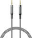 XO 3,5mm Klinkenkabel 3,5mm Stecker - 3,5mm Stecker Schwarz 1m