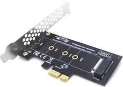 Αντάπτορας Pci-e Gen3x1 To M.2 Nvme