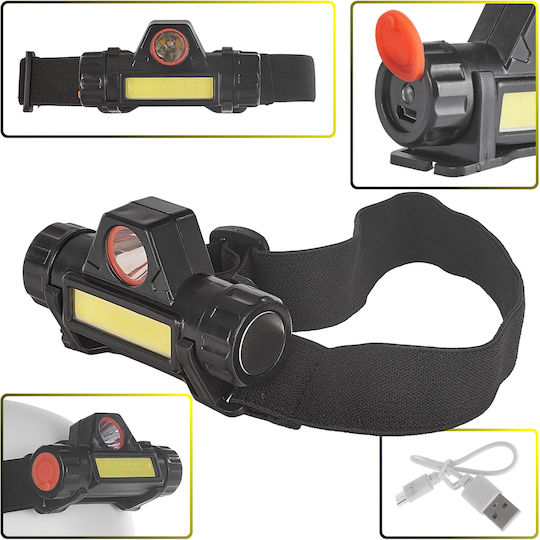Keltin K02003 3w Led Cob Pivoting Headlamp 800 Mah Ip20