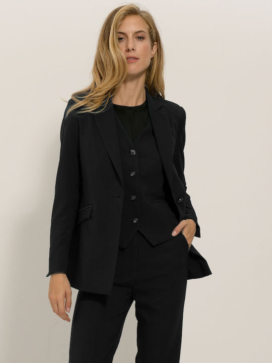 Tresor Damen Blazer Schwarz