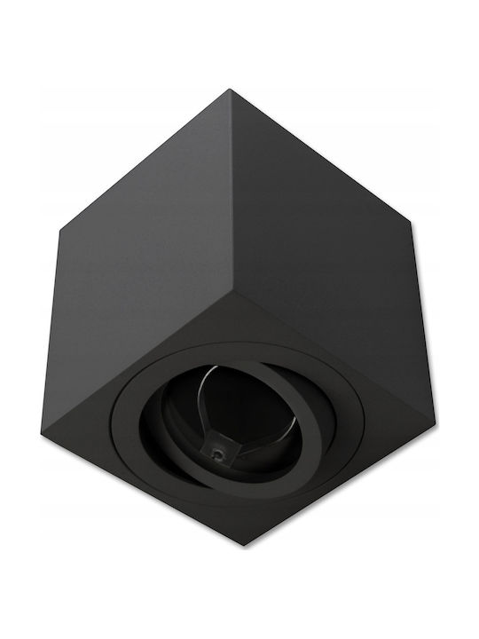 Lvt Leuchte Einzel Spot mit Fassung GU10 in Schwarz Farbe