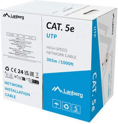 Lanberg U/UTP Cat.6 Ethernet Cable 305m Gray