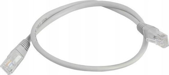 Lexton U/UTP Cat.5e Ethernet Network Cable 0.5m Gray