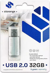 Storange 32GB USB 2.0 Silver