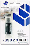 8GB USB 2.0 Stick Black