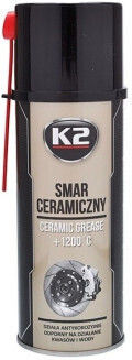 Idealstore Spray K2 Ceramic Grease 400ml Acid Water Resistant Anti-corrosive Used Brake Systems Abs Asr Esp Systems Exhaust Collector Mounting Bolts