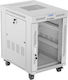 Lanberg Επιδαπέδια Καμπίνα Rack 15U Γκρι FF01-6815-12SL