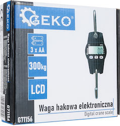 Electronic Scale Hook Maximum Capacity 300 Kg Geko G71156 Electronic Scale Hook Maximum Capacity 300 Kg Geko G71156