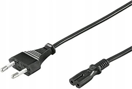 PremiumCord Euro / IEC C7 - Euro / IEC C7 Cable 5m Black