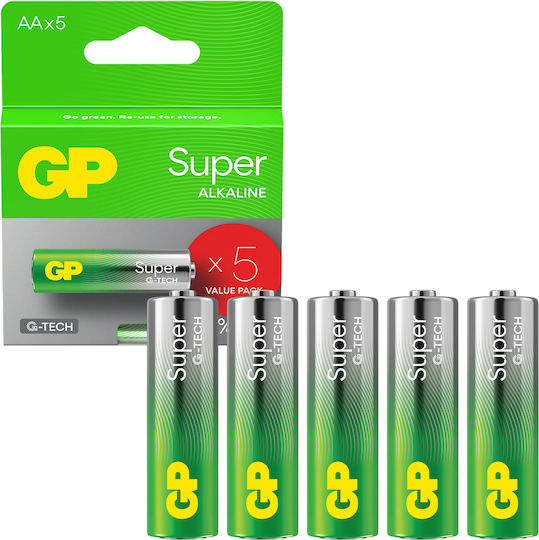 Genius Pack Αλκαλικές Μπαταρίες AA 1.5V 5τμχ