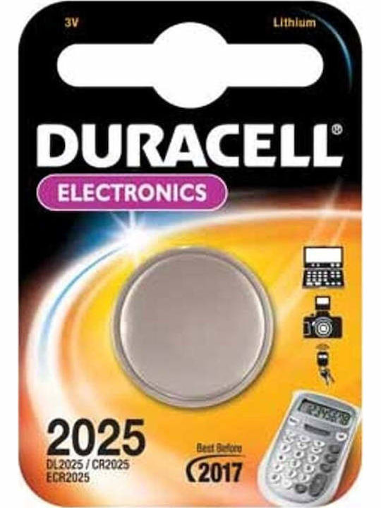 Duracell Baterie Litiu pentru ceasuri CR2025 3V 1buc
