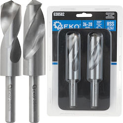 Hss Metal Drill Bit Set 28 Mm 2 Pieces Geko G38582
