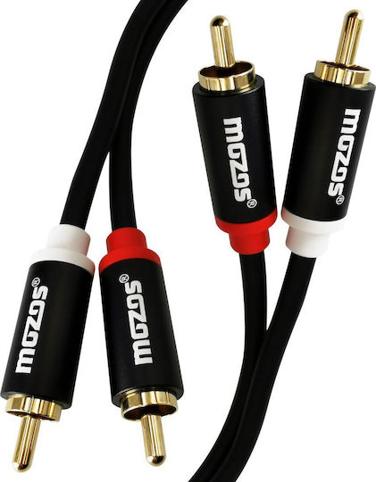 Mozos Kabel RCA-Stecker - RCA-Stecker 1m MCABLE-2R2R