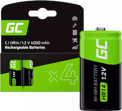 Green Cell C 4000mAh 1.2V 4τμχ